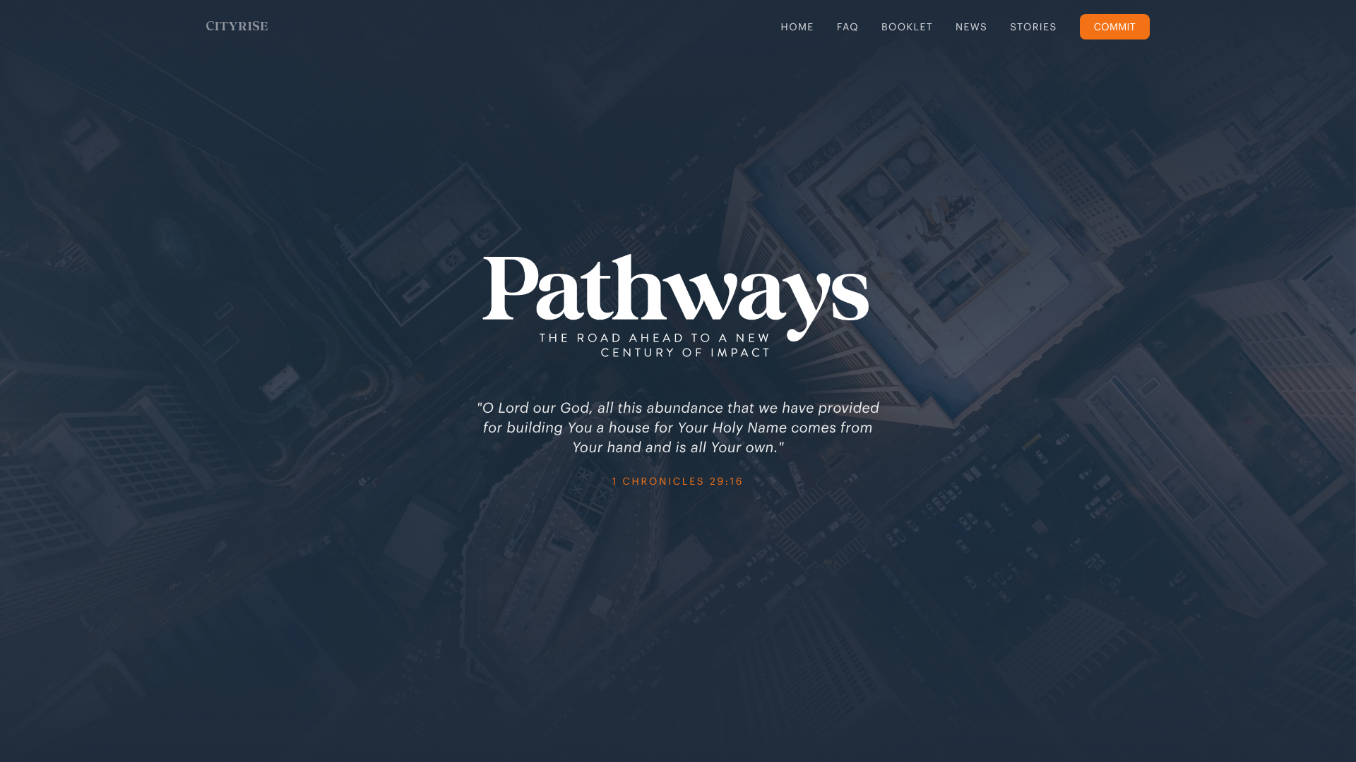 Screenshot of CityRise Pathways