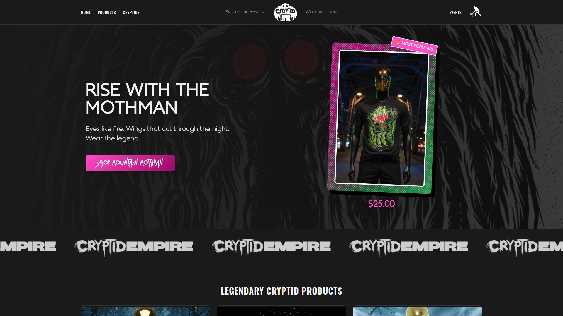 Screenshot of Cryptid Empire