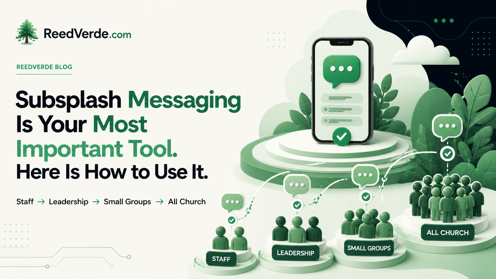 Subsplash Messaging Is Your Most Important Tool. Here Is How to Use It., custom Subsplash blog by ReedVerde